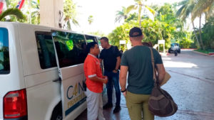 cancun private airport transfers with beer